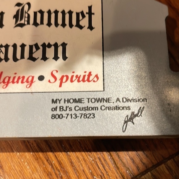 JEAN BONNET TAVERN My Towne Collectible BEDFORD PA - Picture 6 of 7